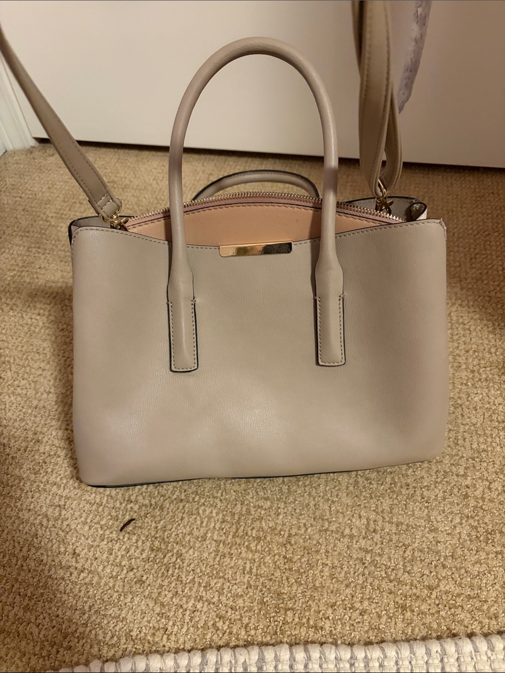Classic Women's Tote Bag in Light Taupe - Call it Spring